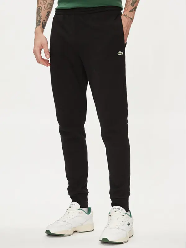 Lacoste Lacoste Donji dio trenerke XH9624 Crna Regular Fit