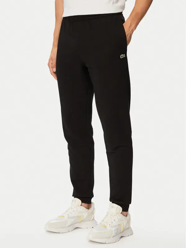 Lacoste Lacoste Donji dio trenerke XH9833 Crna Regular Fit