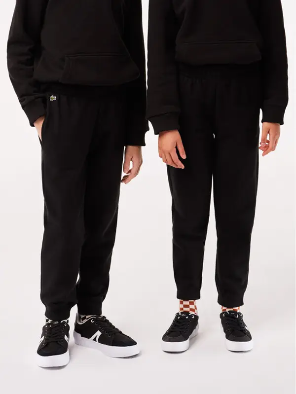 Lacoste Lacoste Donji dio trenerke XJ9728 Crna Regular Fit