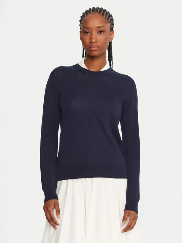 Lacoste Lacoste Džemper AF4145 Tamnoplava Regular Fit