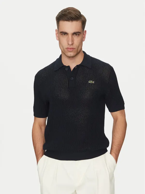 Lacoste Lacoste Džemper AH9724 Tamnoplava Regular Fit
