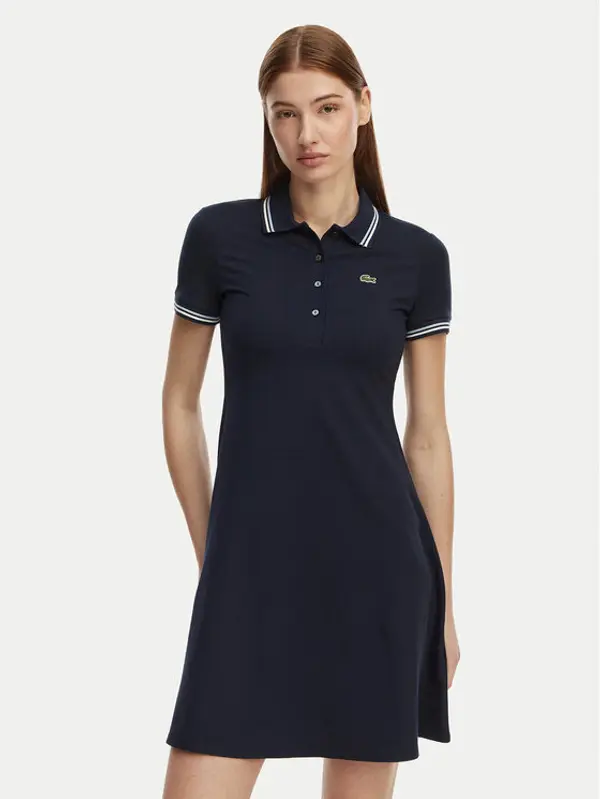 Lacoste Lacoste Haljina za svaki dan EF5288 Tamnoplava Regular Fit