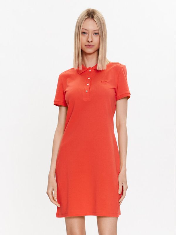 Lacoste Lacoste Haljina za svaki dan EF5473 Crvena Slim Fit