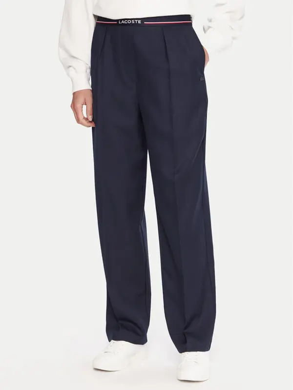 Lacoste Lacoste Hlače HF5307 Tamnoplava Relaxed Fit