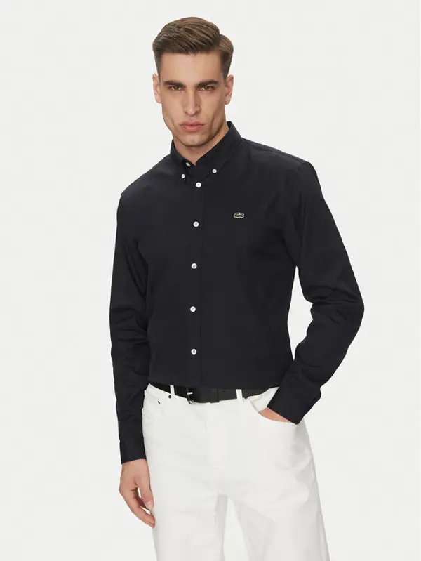 Lacoste Lacoste Košulja CH2933 Crna Regular Fit