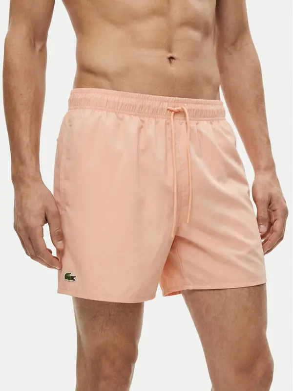 Lacoste Lacoste Kupaće gaće i hlače MH6270 Svijetlo roza Regular Fit