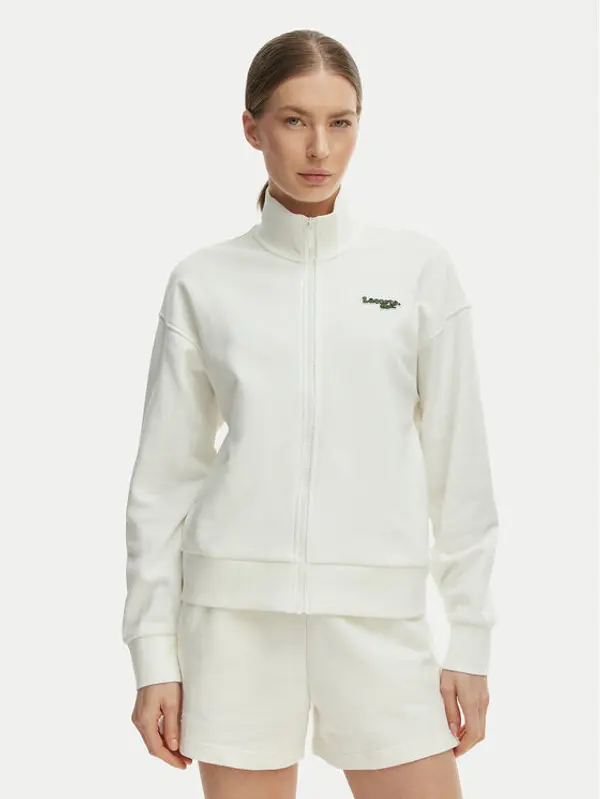 Lacoste Lacoste Majica dugih rukava SF0040 Écru Relaxed Fit