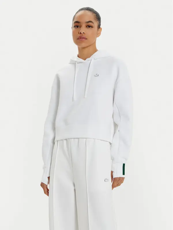 Lacoste Lacoste Majica dugih rukava SF0281 Bijela Regular Fit