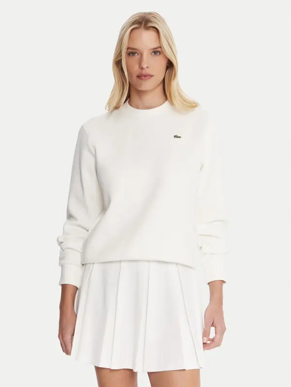 Lacoste Lacoste Majica dugih rukava SF5245 Écru Relaxed Fit