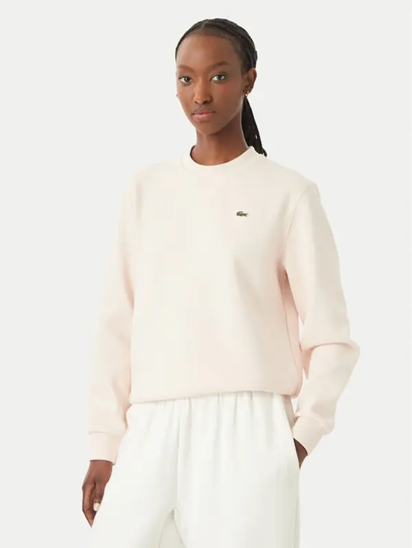 Lacoste Lacoste Majica dugih rukava SF5245 Svijetlo roza Relaxed Fit