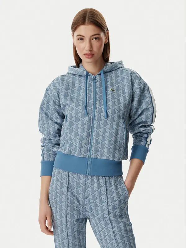Lacoste Lacoste Majica dugih rukava SF7606 Plava Regular Fit