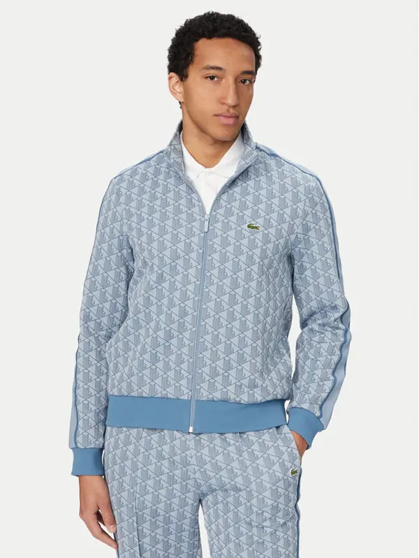Lacoste Lacoste Majica dugih rukava SH1368 Plava Regular Fit