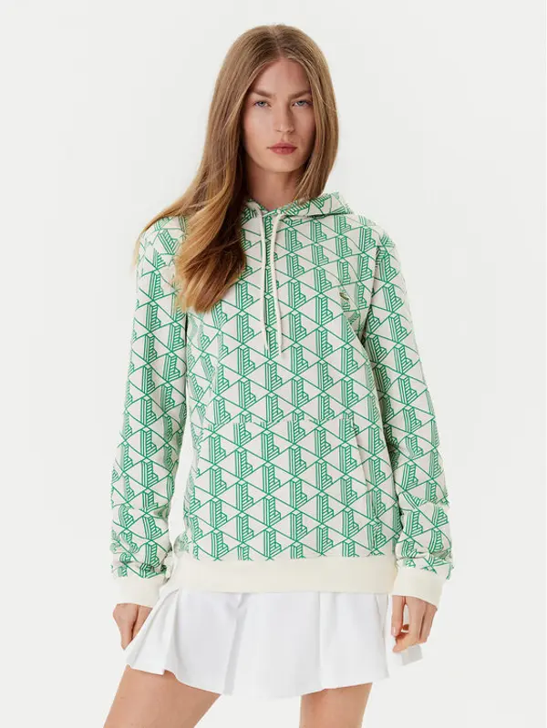 Lacoste Lacoste Majica dugih rukava SH2855 Zelena Classic Fit