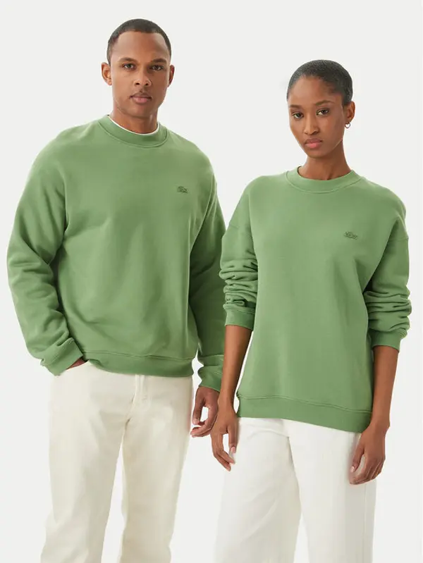 Lacoste Lacoste Majica dugih rukava SH7745 Svijetlo zelena Regular Fit
