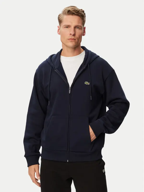 Lacoste Lacoste Majica dugih rukava SH8864 Tamnoplava Regular Fit