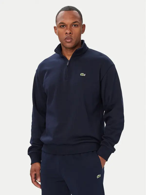 Lacoste Lacoste Majica dugih rukava SH8866 Tamnoplava Regular Fit
