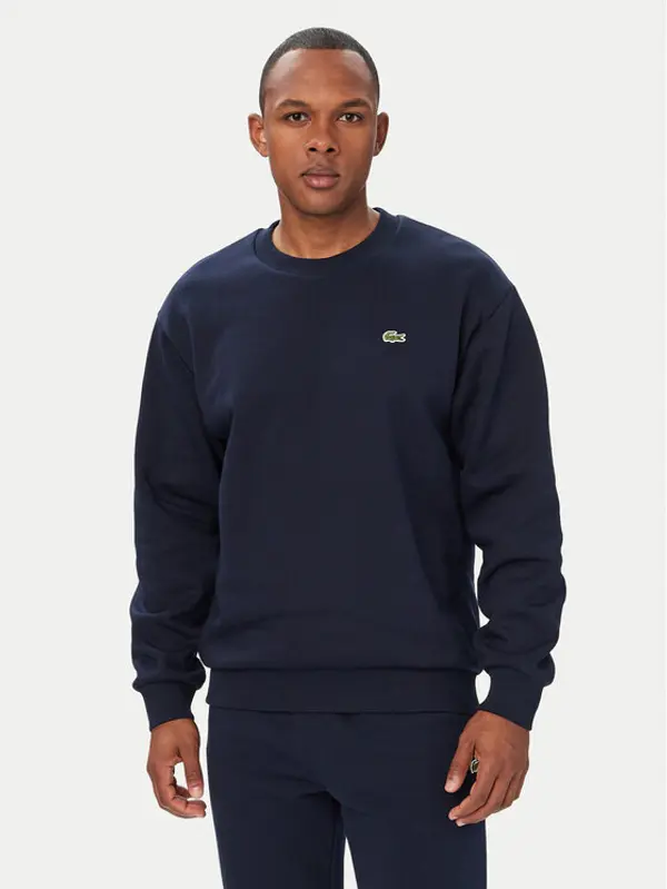 Lacoste Lacoste Majica dugih rukava SH8868 Tamnoplava Regular Fit
