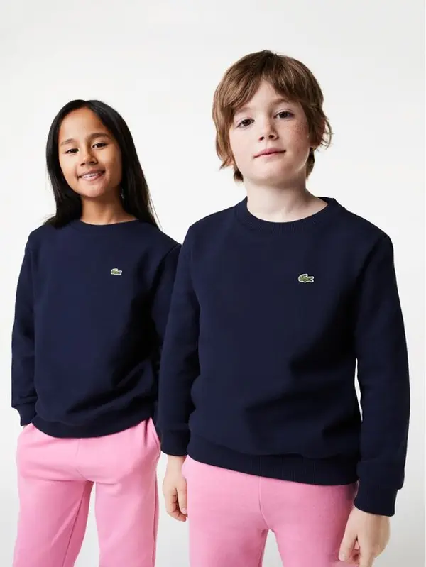 Lacoste Lacoste Majica dugih rukava SJ5284 Tamnoplava Regular Fit