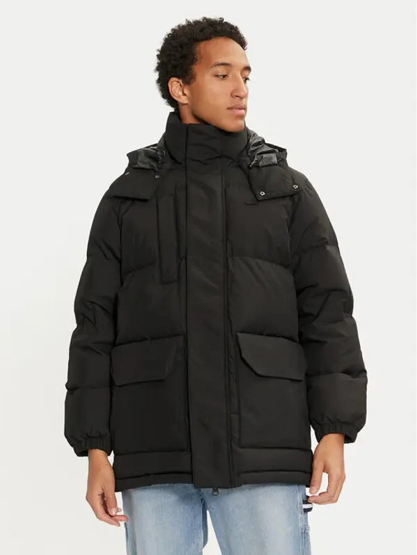 Lacoste Lacoste Pernata jakna BH1583 Crna Regular Fit