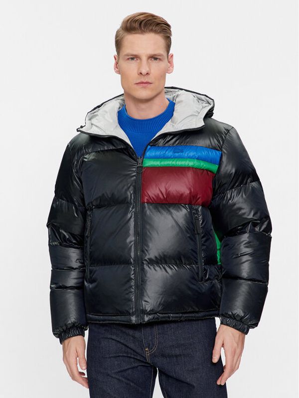 Lacoste Lacoste Pernata jakna BH1639 Crna Regular Fit