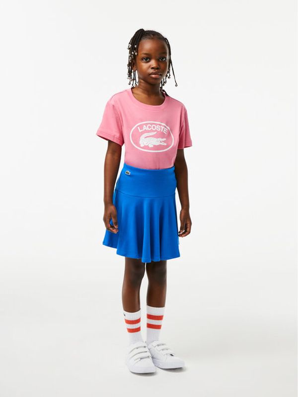 Lacoste Lacoste Plesirana suknja JJ6762 Plava Regular Fit