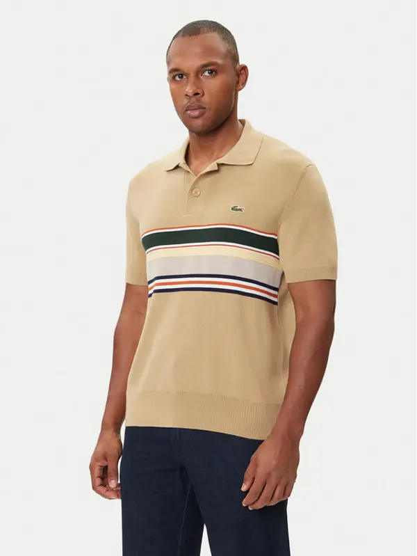 Lacoste Lacoste Polo AH5200 Bež Regular Fit