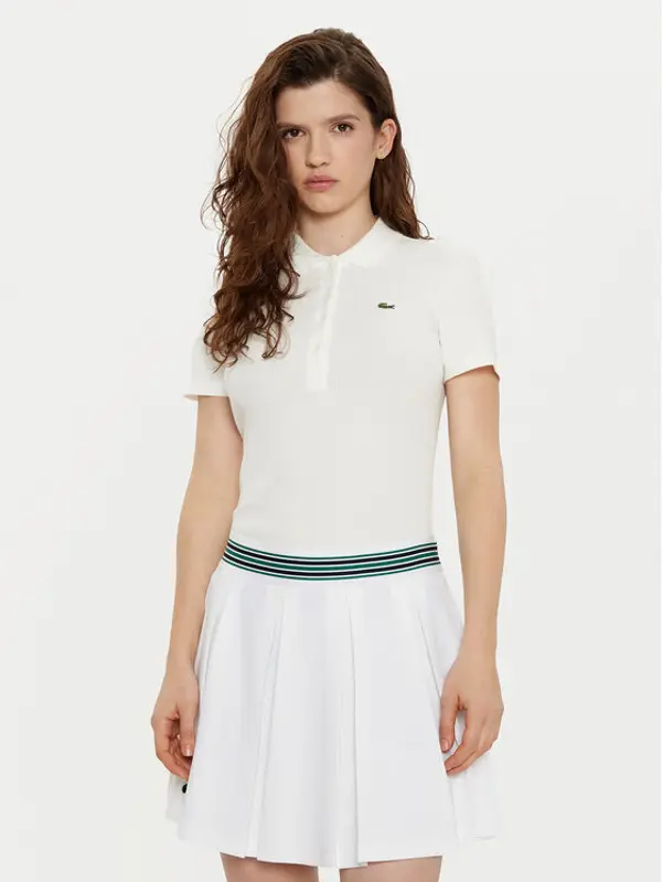 Lacoste Lacoste Polo DF5377 Écru Slim Fit