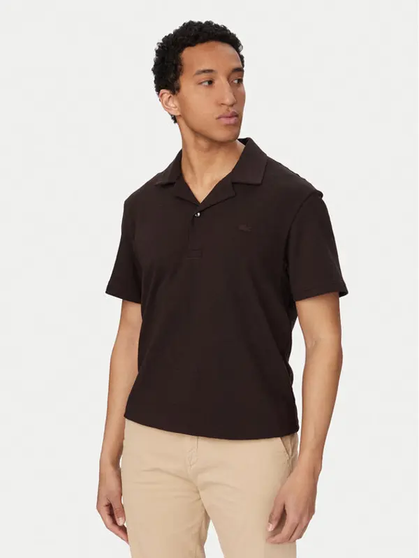 Lacoste Lacoste Polo DH1969 Tamno smeđa Classic Fit