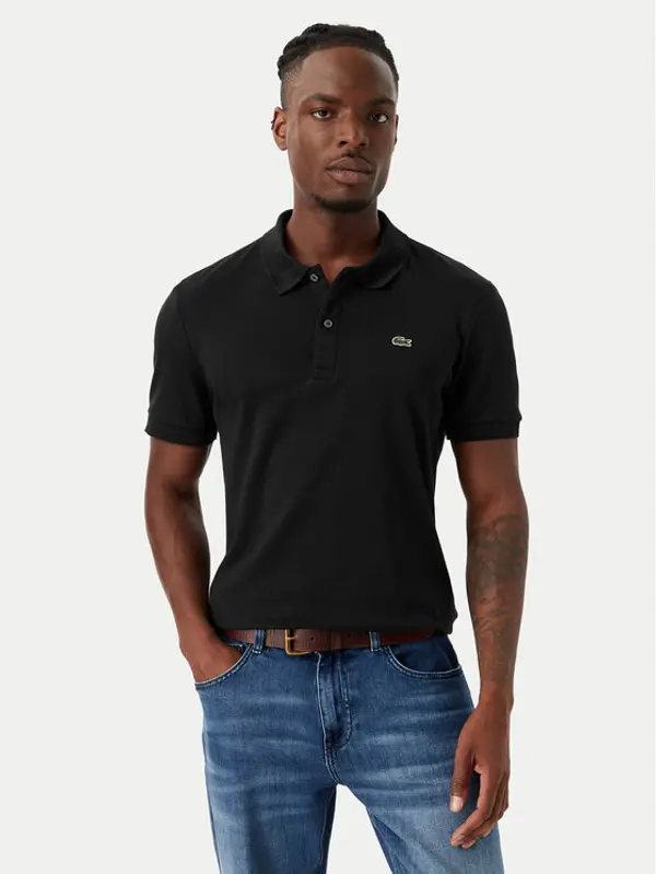Lacoste Lacoste Polo DH2050 Crna Regular Fit