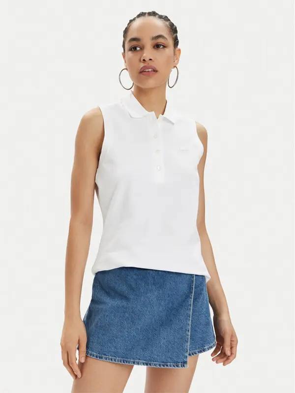 Lacoste Lacoste Polo PF5445 Bijela Slim Fit