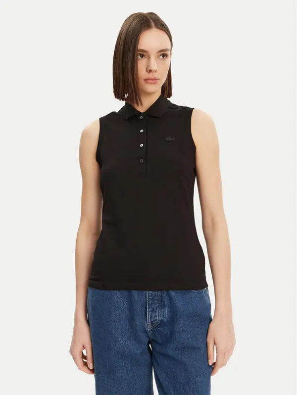 Lacoste Lacoste Polo PF5445 Crna Slim Fit