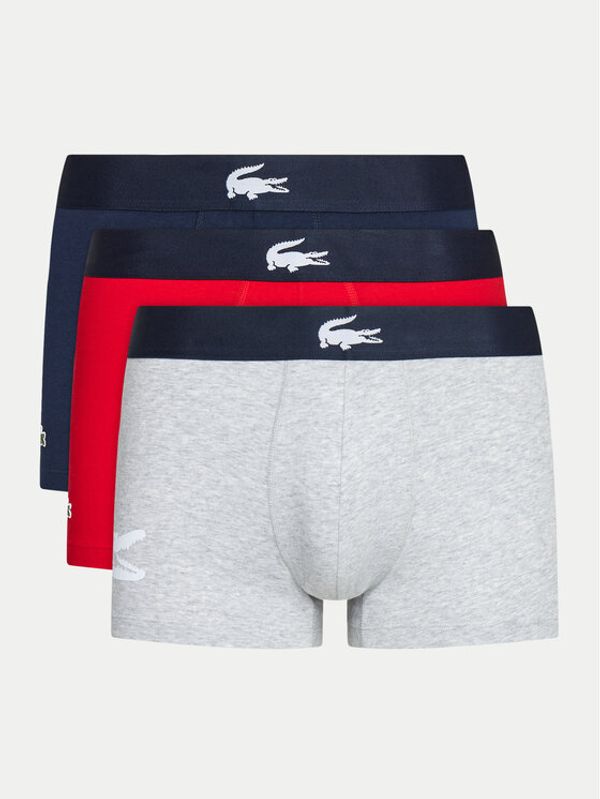Lacoste Lacoste Set od 3 para bokserica 5H1803 Šarena