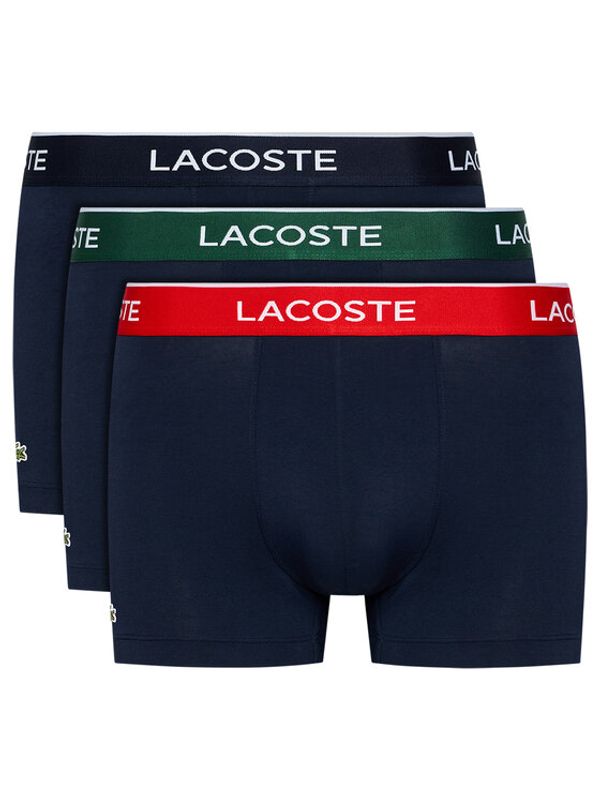 Lacoste Lacoste Set od 3 para bokserica 5H3401 Tamnoplava