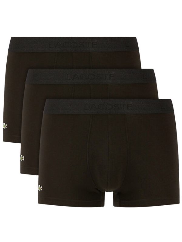 Lacoste Lacoste Set od 3 para bokserica 5H3407 Crna