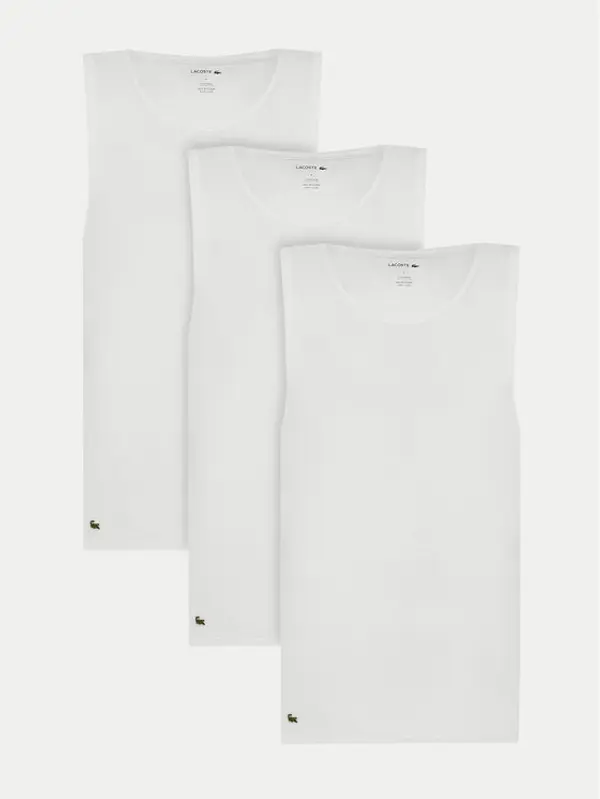 Lacoste Lacoste Set potkošulja bez rukava﻿ TH9009 Bijela Regular Fit