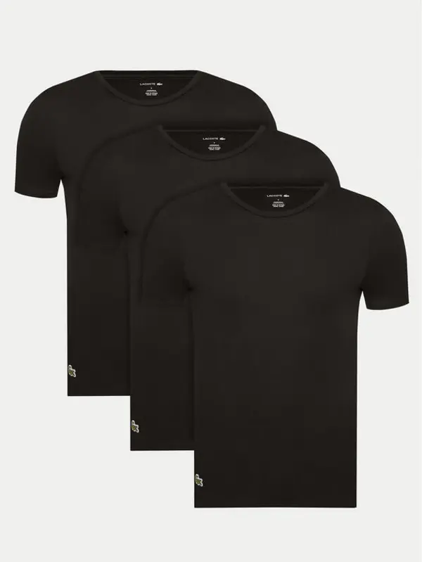 Lacoste Lacoste Set t-shirt majica﻿ TH9007 Crna Slim Fit
