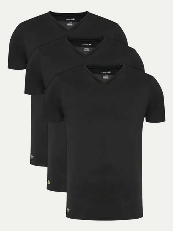Lacoste Lacoste Set t-shirt majica﻿ TH9008 Crna Slim Fit