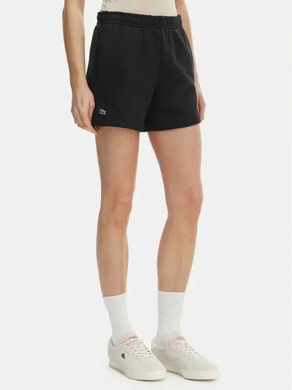 Lacoste Lacoste Sportske kratke hlače GF5341 Crna Regular Fit
