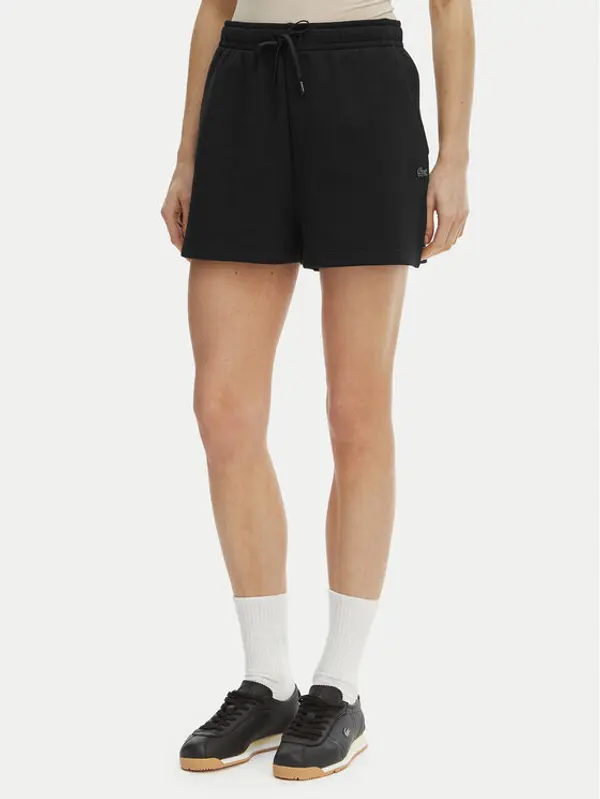 Lacoste Lacoste Sportske kratke hlače GF9991 Crna Regular Fit