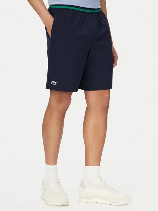 Lacoste Lacoste Sportske kratke hlače GH7413 Tamnoplava Regular Fit