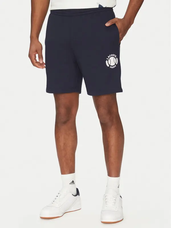 Lacoste Lacoste Sportske kratke hlače GH9708 Tamnoplava Regular Fit