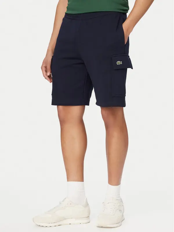 Lacoste Lacoste Sportske kratke hlače GH9743 Tamnoplava Regular Fit