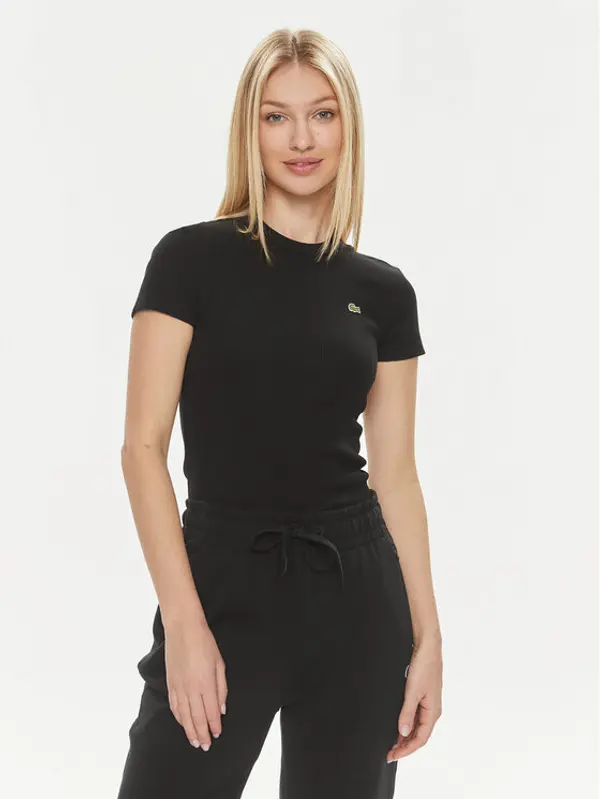 Lacoste Lacoste T-shirt TF5538 Crna Regular Fit