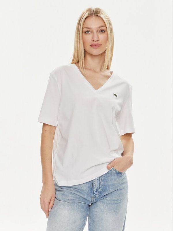 Lacoste Lacoste T-shirt TF7300 Bijela Regular Fit