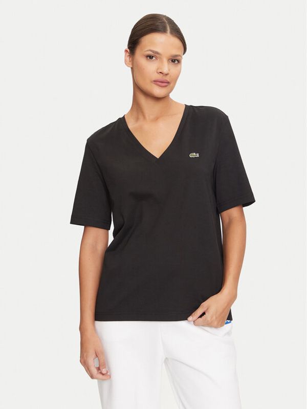 Lacoste Lacoste T-shirt TF7300 Crna Regular Fit