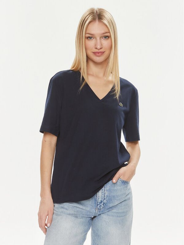 Lacoste Lacoste T-shirt TF7300 Tamnoplava Regular Fit