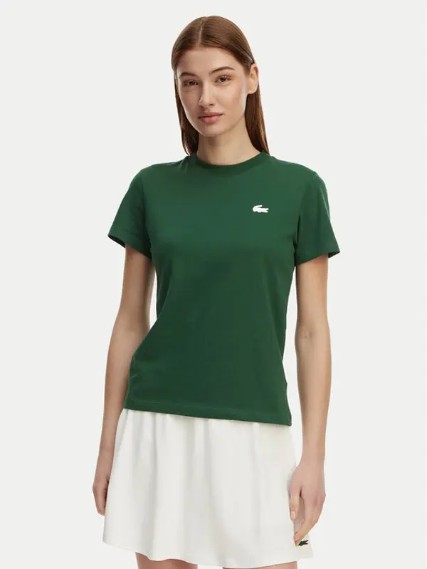 Lacoste Lacoste T-shirt TF9246 Zelena Slim Fit