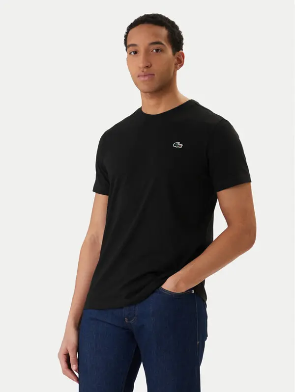 Lacoste Lacoste T-shirt TH0003 Crna Regular Fit