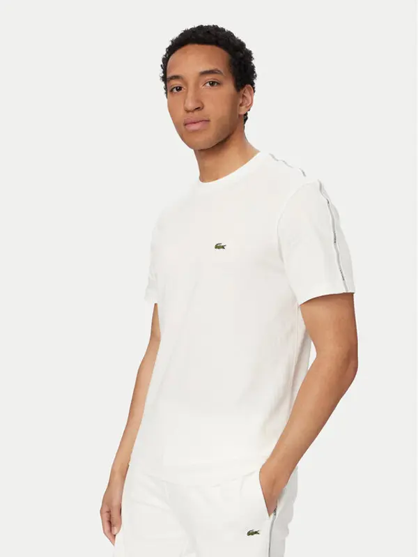 Lacoste Lacoste T-shirt TH0888 Bijela Regular Fit
