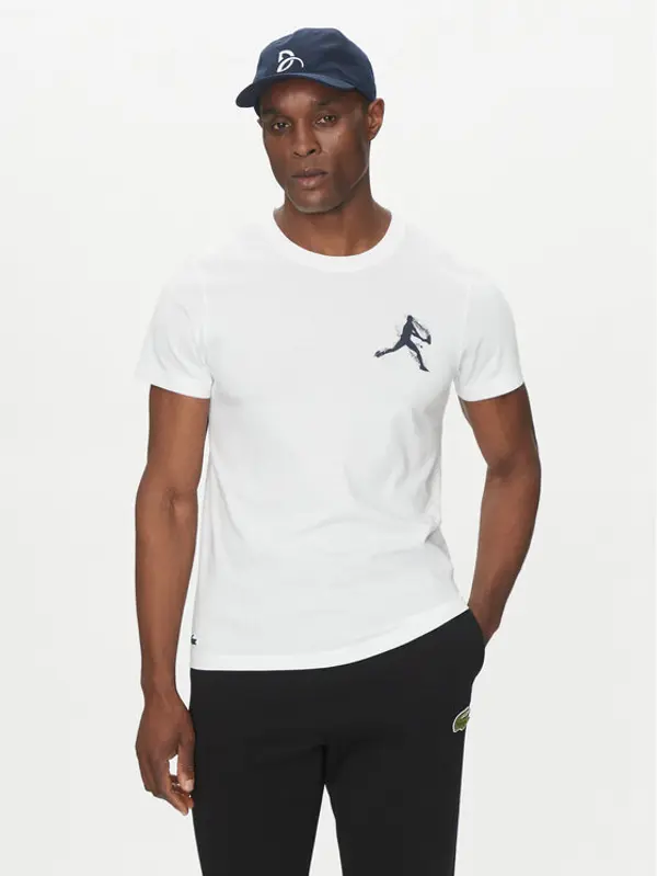 Lacoste Lacoste T-shirt TH1044 Bijela Regular Fit